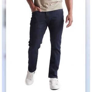 DUER DU/ER L2X Relaxed Taper Jeans Dark Wash Men's 31x30 Everyday Denim Casual